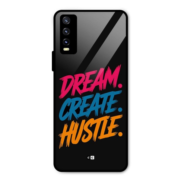 Dream Create Hustle Metal Back Case for Vivo Y20i