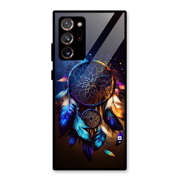 Dream Feather Glass Back Case for Galaxy Note 20 Ultra 5G