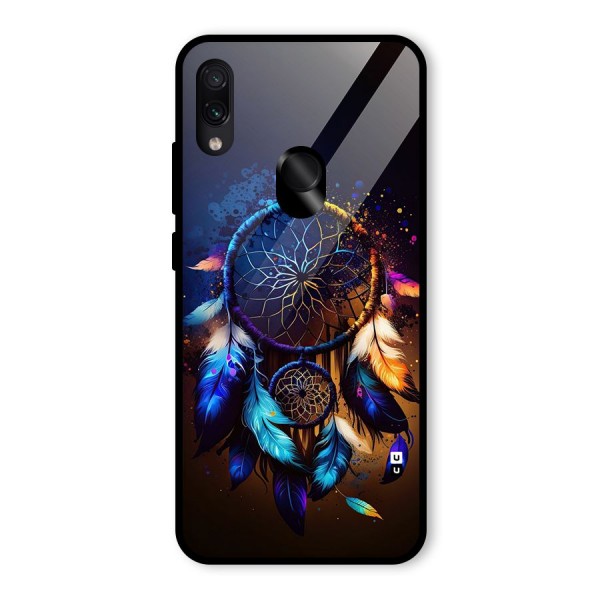 Dream Feather Glass Back Case for Redmi Note 7S