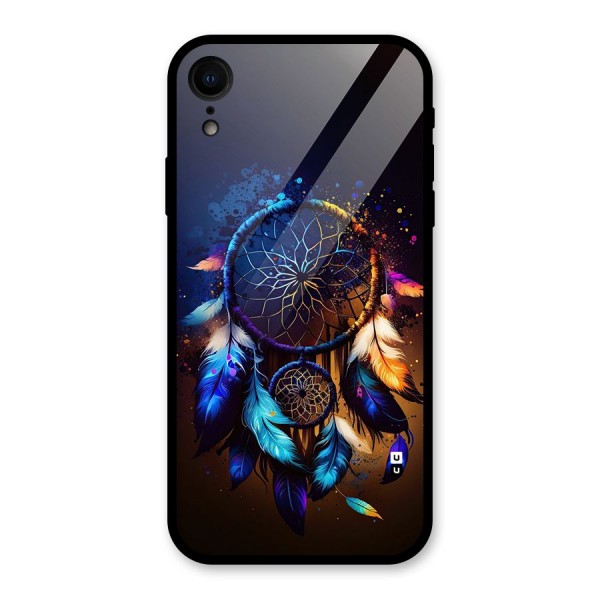 Dream Feather Glass Back Case for iPhone XR