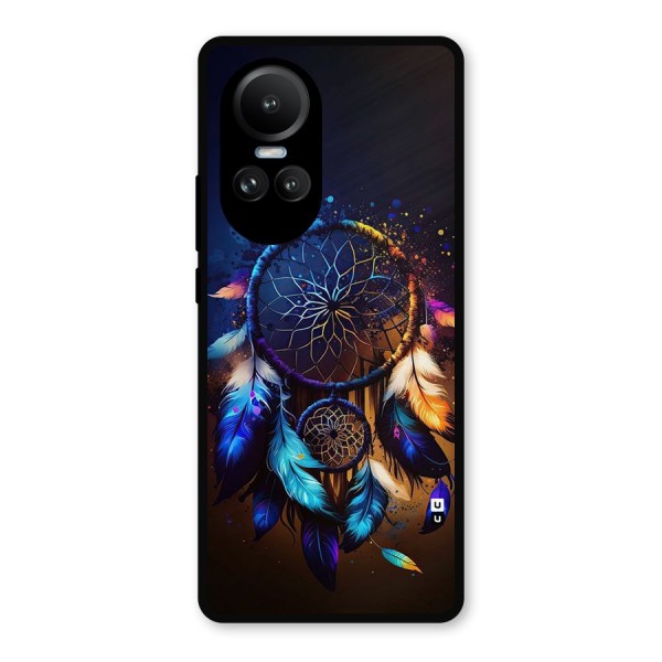 Dream Feather Metal Back Case for Oppo Reno10