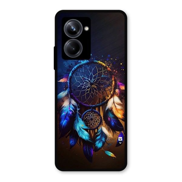 Dream Feather Metal Back Case for Realme 10 Pro