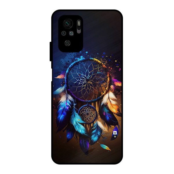 Dream Feather Metal Back Case for Redmi Note 10S