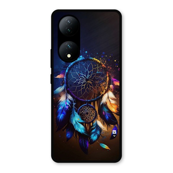 Dream Feather Metal Back Case for Vivo Y100