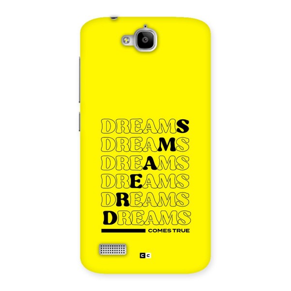 Dreams Comes True Back Case for Honor Holly