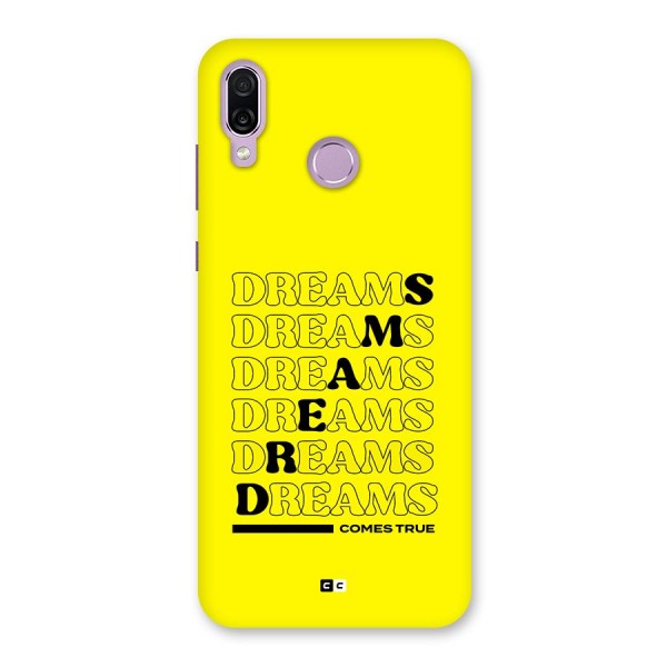 Dreams Comes True Back Case for Honor Play