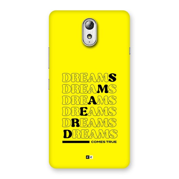 Dreams Comes True Back Case for Lenovo Vibe P1M