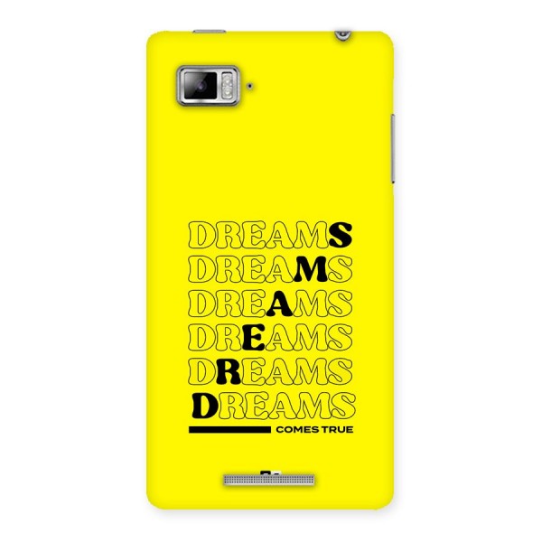Dreams Comes True Back Case for Lenovo Vibe Z K910