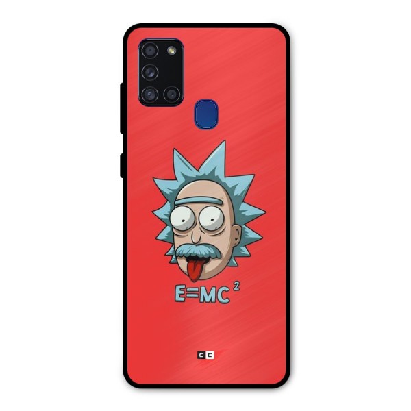 E is Equal Metal Back Case for Galaxy A21s
