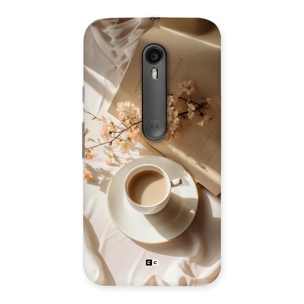 Early Morning Tea Back Case for Moto G3