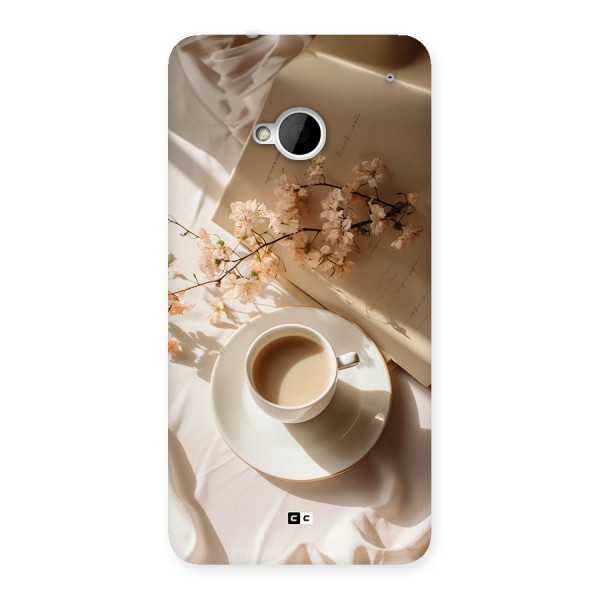 Early Morning Tea Back Case for One M7 (Single Sim)