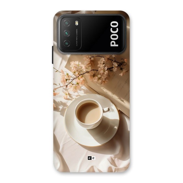Early Morning Tea Back Case for Poco M3