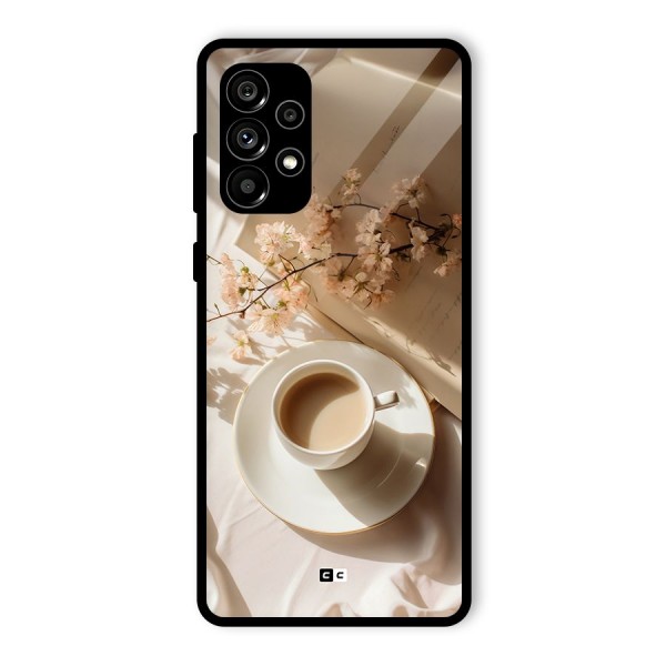 Early Morning Tea Glass Back Case for Galaxy A73 5G