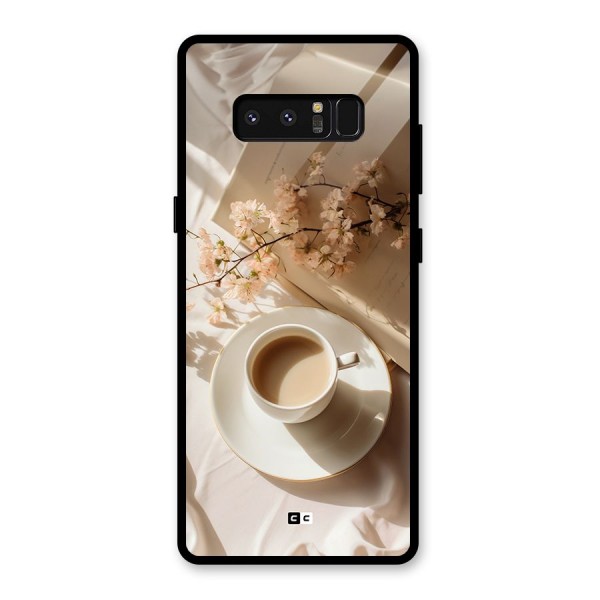Early Morning Tea Glass Back Case for Galaxy Note 8