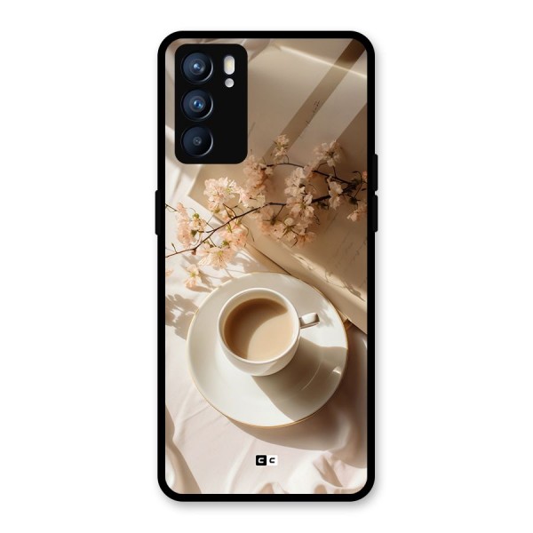 Early Morning Tea Glass Back Case for Oppo Reno6 5G