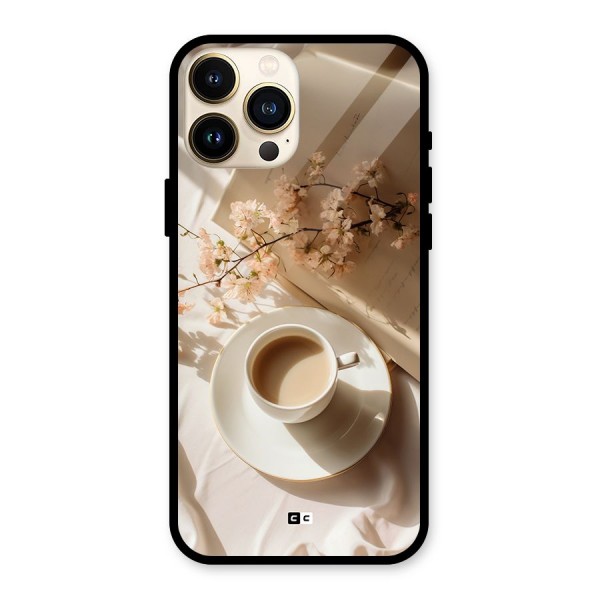 Early Morning Tea Glass Back Case for iPhone 13 Pro Max