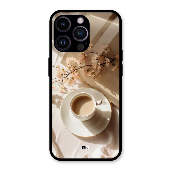 Early Morning Tea Glass Back Case for iPhone 14 Pro Max
