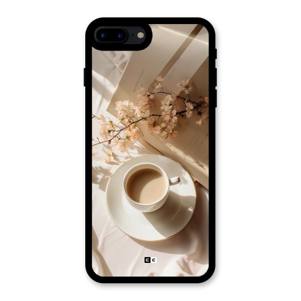 Early Morning Tea Glass Back Case for iPhone 8 Plus