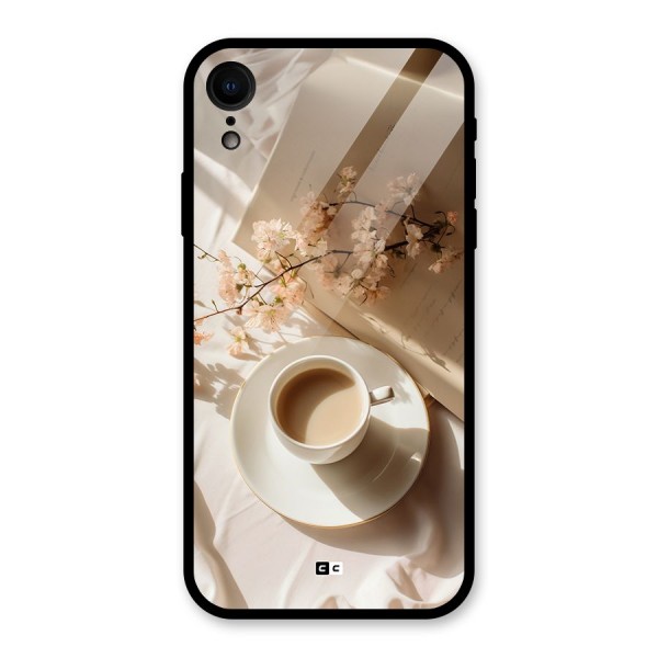 Early Morning Tea Glass Back Case for iPhone XR