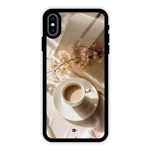 Early Morning Tea Glass Back Case for iPhone XS Max