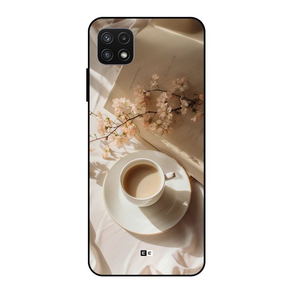 Early Morning Tea Metal Back Case for Galaxy A22 5G