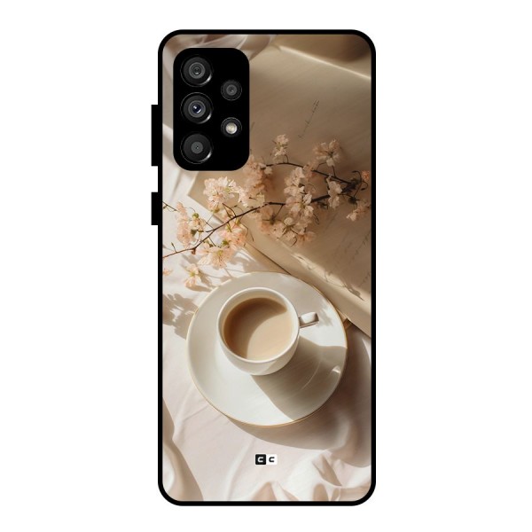 Early Morning Tea Metal Back Case for Galaxy A73 5G