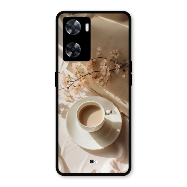 Early Morning Tea Metal Back Case for Oppo A57 2022