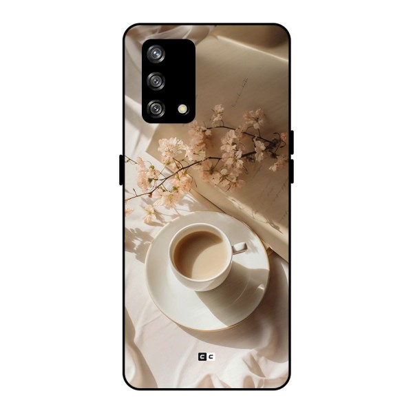 Early Morning Tea Metal Back Case for Oppo F19s