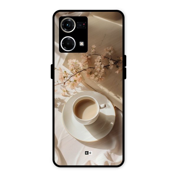 Early Morning Tea Metal Back Case for Oppo F21 Pro 4G