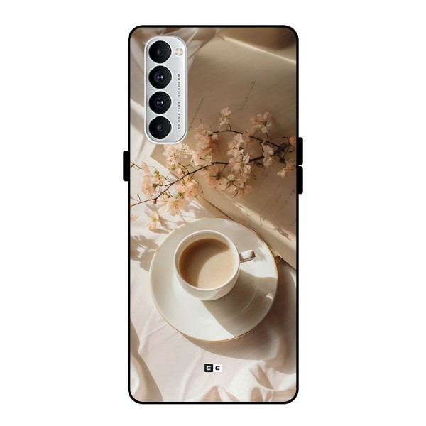 Early Morning Tea Metal Back Case for Oppo Reno4 Pro