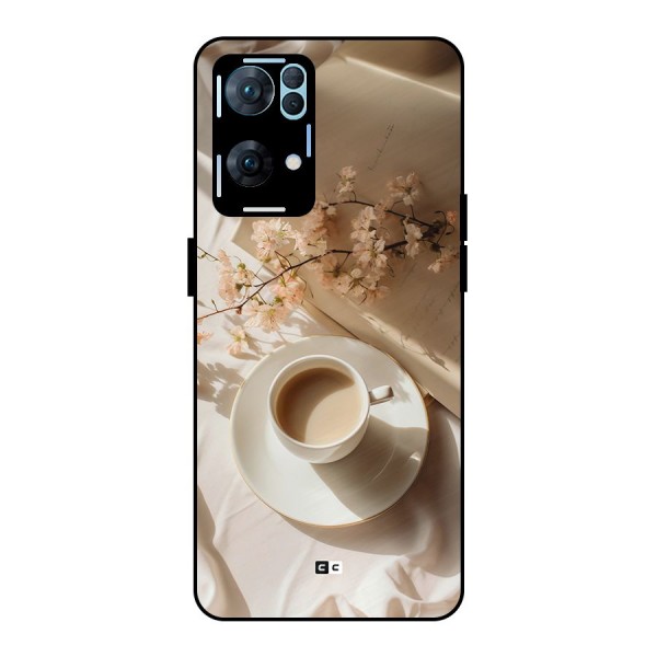 Early Morning Tea Metal Back Case for Oppo Reno7 Pro 5G