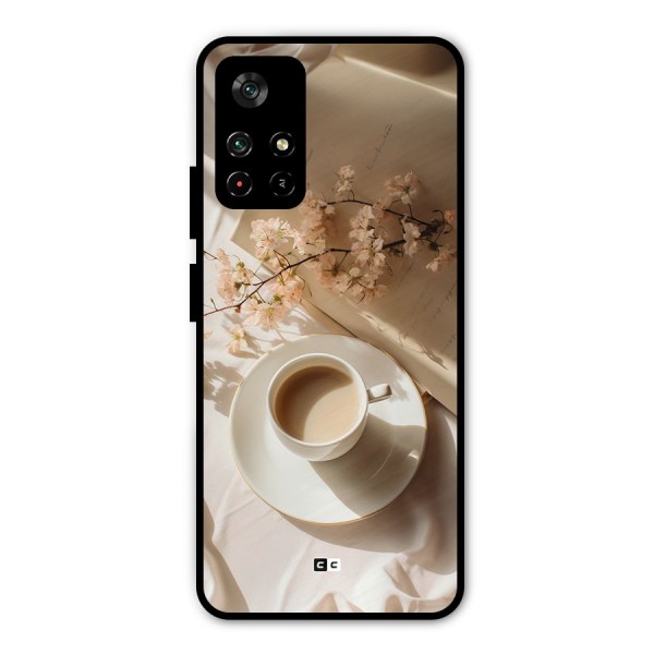 Early Morning Tea Metal Back Case for Poco M4 Pro 5G