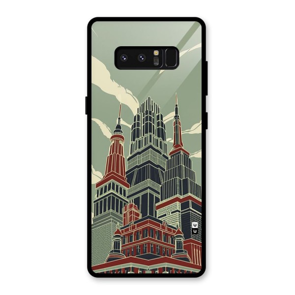 Edo Arc Glass Back Case for Galaxy Note 8