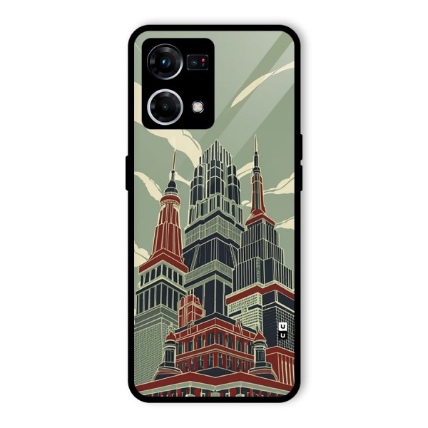 Edo Arc Glass Back Case for Oppo F21 Pro 4G
