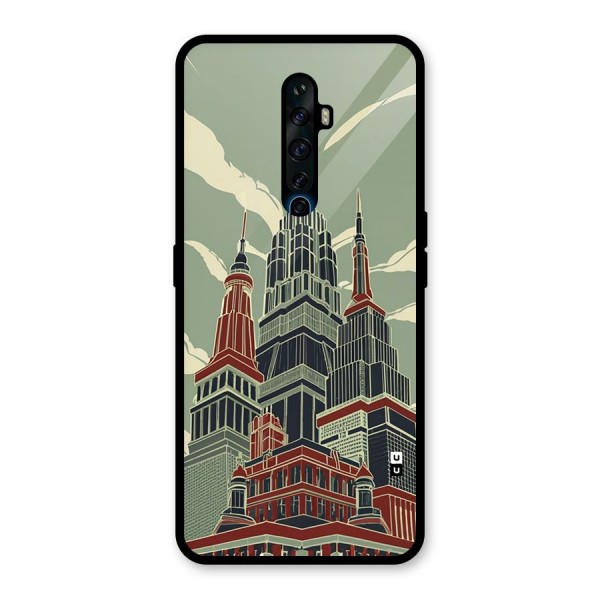 Edo Arc Glass Back Case for Oppo Reno2 F