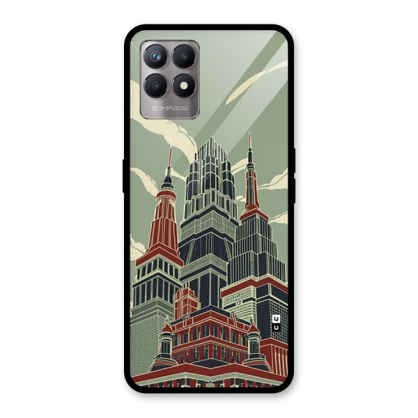 Edo Arc Glass Back Case for Realme Narzo 50