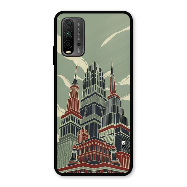 Edo Arc Metal Back Case for Redmi 9 Power