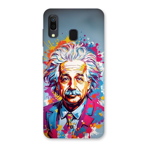 Einstein illustration Back Case for Galaxy A20