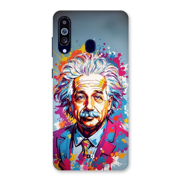 Einstein illustration Back Case for Galaxy A60
