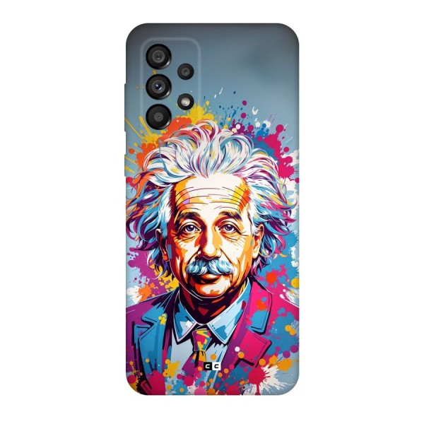 Einstein illustration Back Case for Galaxy A73 5G