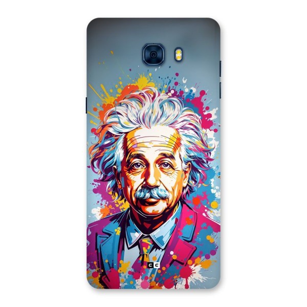 Einstein illustration Back Case for Galaxy C7 Pro