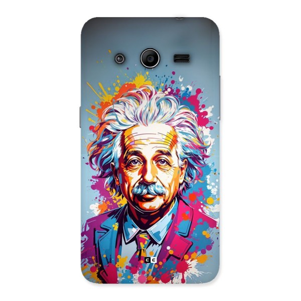 Einstein illustration Back Case for Galaxy Core 2