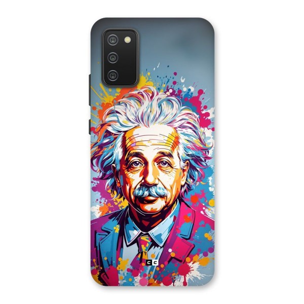Einstein illustration Back Case for Galaxy F02s