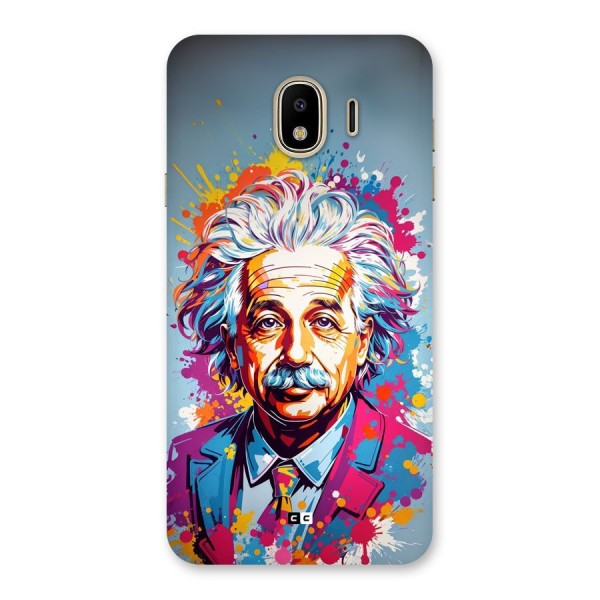 Einstein illustration Back Case for Galaxy J4