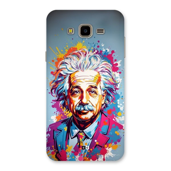 Einstein illustration Back Case for Galaxy J7 Nxt
