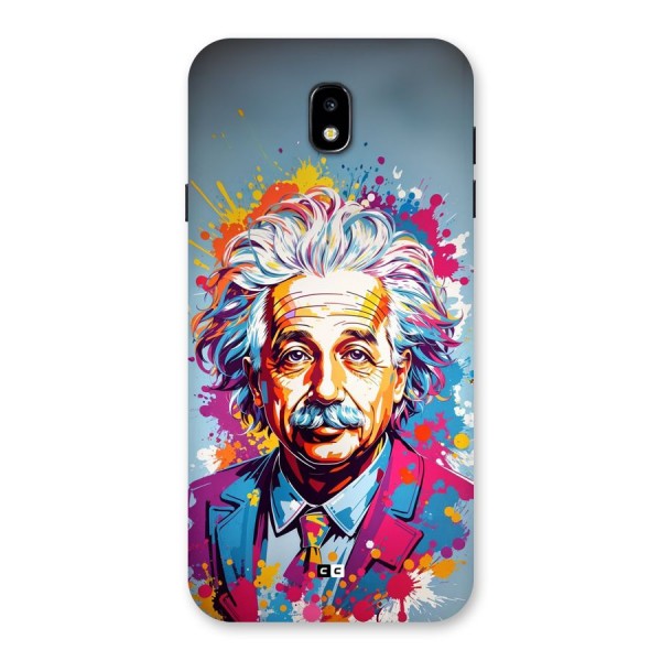 Einstein illustration Back Case for Galaxy J7 Pro