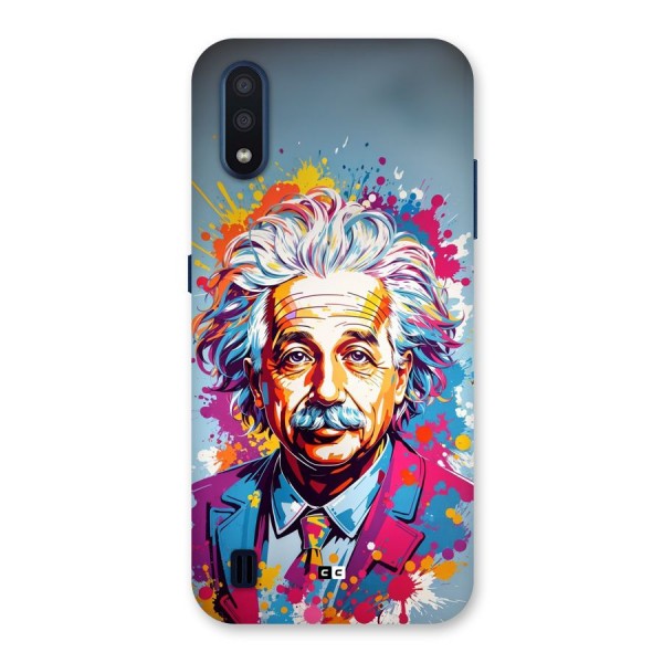 Einstein illustration Back Case for Galaxy M01