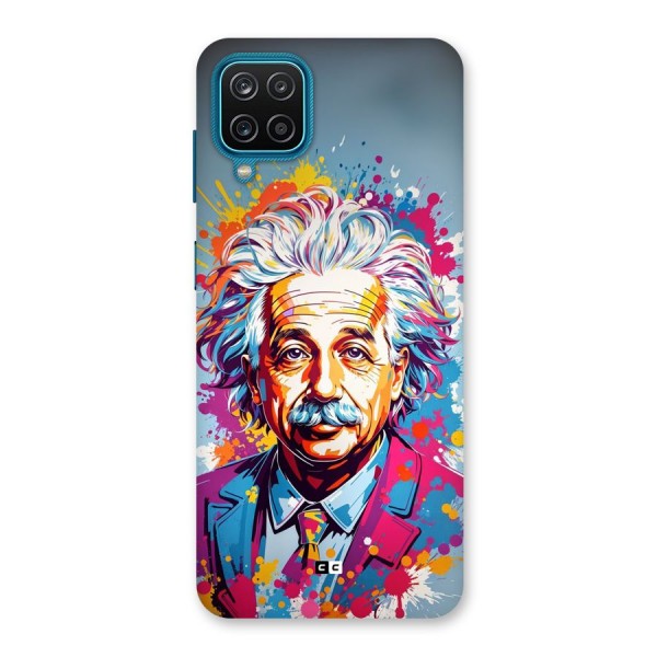 Einstein illustration Back Case for Galaxy M12