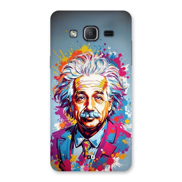 Einstein illustration Back Case for Galaxy On7 Pro