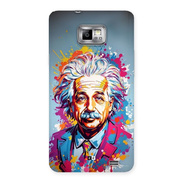 Einstein illustration Back Case for Galaxy S2